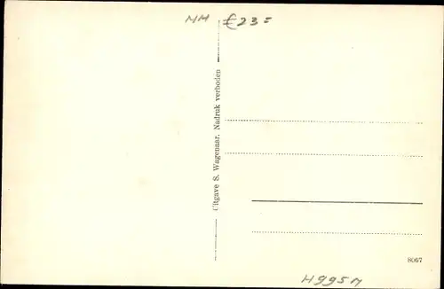 Ak Broek op Langedijk Nordholland Niederlande, Schleuse