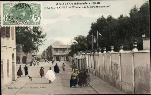 Ak Saint Louis Senegal, Regierungsplatz