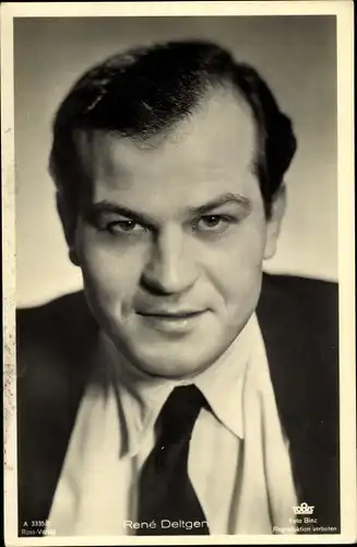 Ak Schauspieler René Deltgen, Portrait