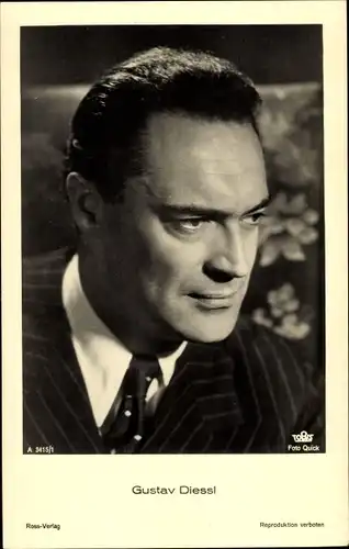 Ak Schauspieler Gustav Diessl, Portrait