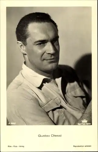 Ak Schauspieler Gustav Diessl, Portrait