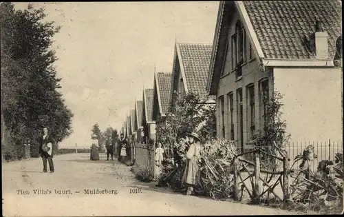 Ak Muiderberg Muiden Nordholland Niederlande, Viertel Zehn Villen