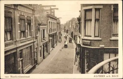 Ak Alphen aan den Rijn Südholland, van Mandersloostraat