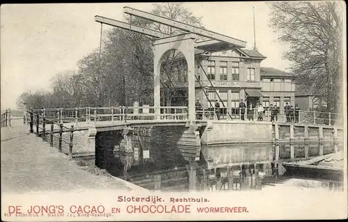 Ak Sloterdijk Amsterdam Nordholland Niederlande, Gerichtsgebäude