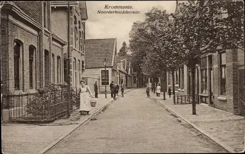 Ak Krommenie Zaanstad Nordholland Niederlande, Noorderhoofdstraat