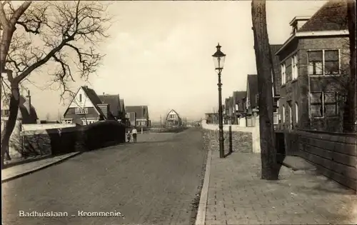 Ak Krommenie Zaanstad Nordholland Niederlande, Badhuislaan