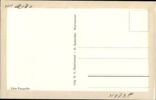 Ak Wormerveer Nordholland Niederlande, Houtkade