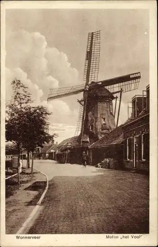 Ak Wormerveer Nordholland Niederlande, Molen het Vool