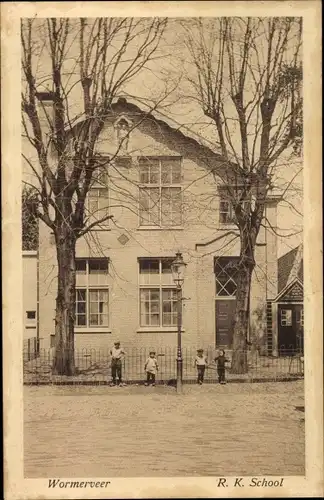 Ak Wormerveer Nordholland Niederlande, RK School