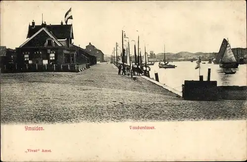 Ak IJmuiden Ymuiden Velsen Nordholland, Visschershaven