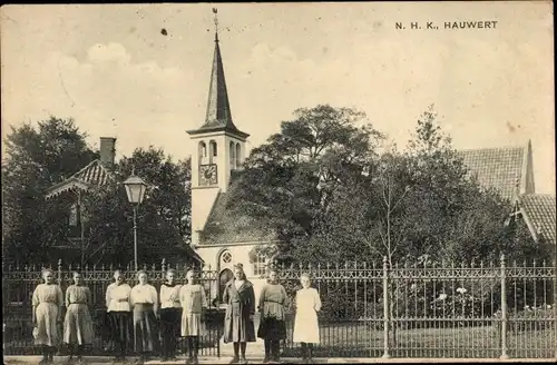 Ak Hauwert Nordholland Niederlande, NH Kirche