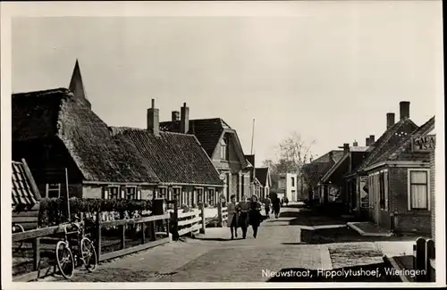 Ak Hippolytushoef Hippolytushoef Wieringen Nordholland Niederlande, Nieuwstraat