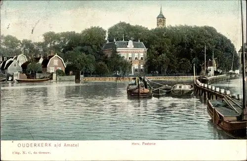 Ak Ouderkerk an der Amstel Nordholland, Herv. Presbyterium