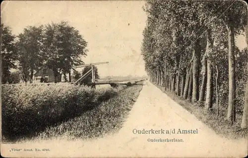 Ak Ouderkerk an der Amstel Nordholland, Ouderkerkerlaan