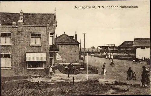 Ak Huisduinen Den Helder Nordholland Niederlande, Blick auf das Dorf