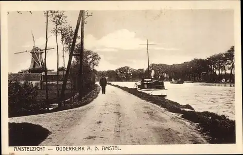 Ak Ouderkerk aan de Amstel Nordholland, Amstelzicht