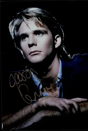 Ak Schauspieler Jason Connery, Portrait, Autogramm