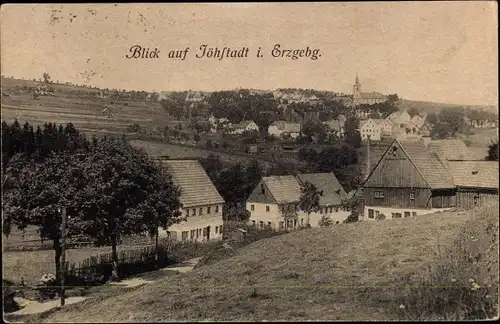 Ak Jöhstadt im Erzgebirge Sachsen, Panorama