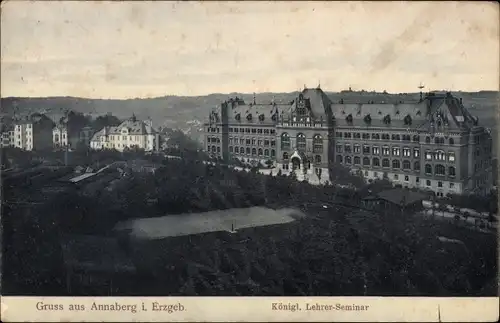 Ak Annaberg im Erzgebirge, Königliches Lehrer-Seminar
