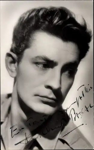 Foto Schauspieler Jean Claude Pascal, Portrait, Autogramm