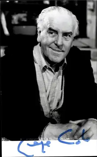 Foto Ak Schauspieler George Cole, Portrait, Autogramm