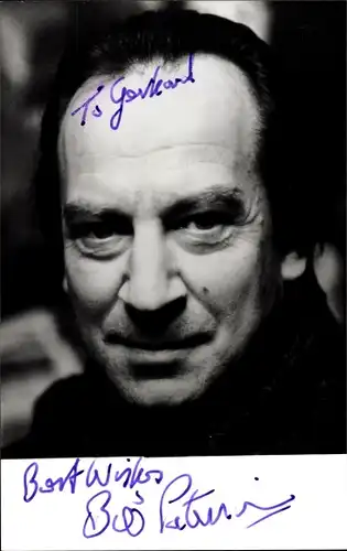Foto Ak Schauspieler Bill Paterson, Portrait, Autogramm