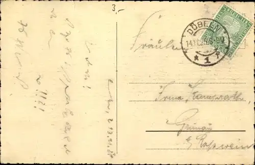 Ak Döbeln in Sachsen, Mühlgraben, Nikolaikirchturm