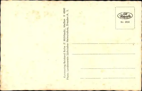 Ak Kriebstein in Sachsen, Burg Kriebstein