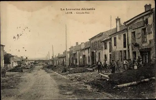 Ak Leyr Meurthe et Moselle, Grande Rue