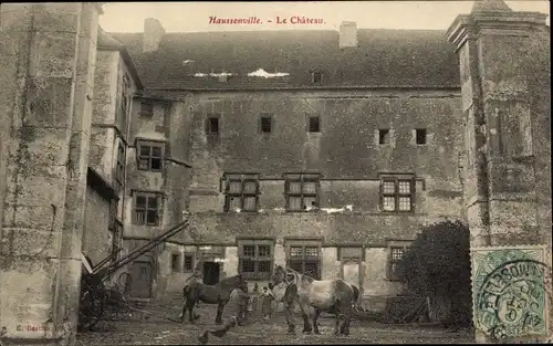 Ak Haussonville Meurthe et Moselle, Schloss