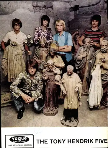 Ak Musiker The Tony Hendrik Five, Autogramm