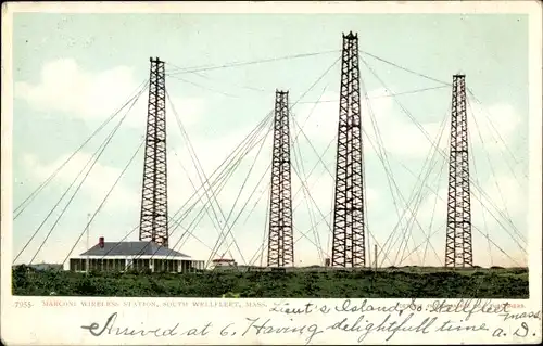 Ak Wellfleet Massachusetts USA, Marconi Wireless Station