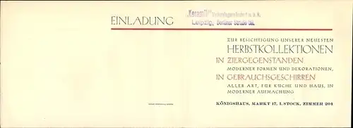 Klapp Ak Colditz, Thomsberger & Herrmann, Ziergegenstände, Gebrauchsgeschirre, Herbstkollektion