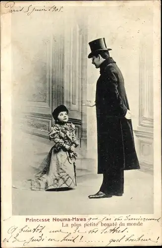 Ak Princesse Nouma Hawa, die kleinste Schönheit der Welt