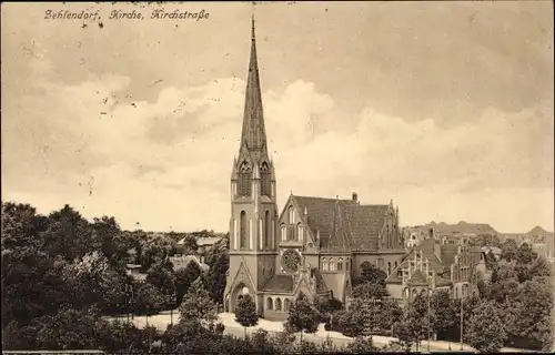 Ak Berlin Zehlendorf, Kirche, Kirchstraße