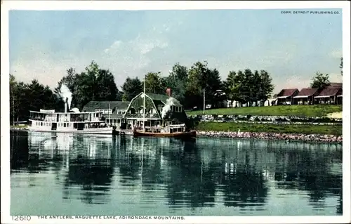 Ak New York USA, The Antlers, Raquette Lake, Adirondack Mountains