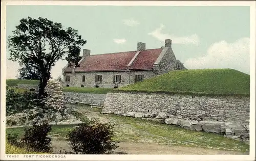 Ak New York USA, Fort Ticonderoga