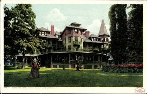 Ak Lake George New York USA, Sagamore Hotel, Green Island