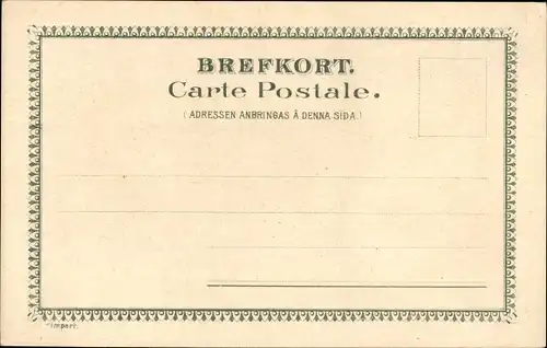 Künstler Litho Nyström, Jenny, Schweden in Volkstrachten