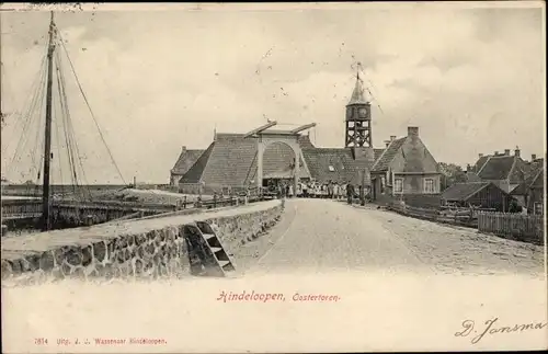 Ak Hindeloopen Hylpen Hindeloope Friesland Niederlande, Oostertoren