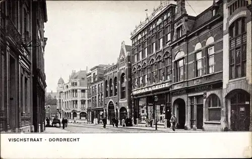 Ak Dordrecht Südholland Niederlande, Vischstraat