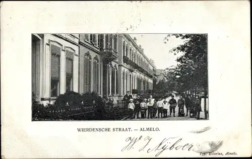 Ak Almelo Overijssel Niederlande, Wierdensche Straat