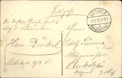 Ak Cointe Liège Lüttich, Neue Boulevards