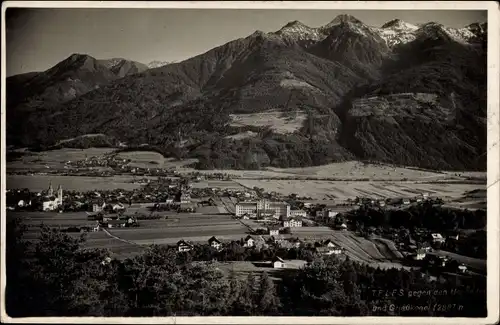 Ak Telfs in Tirol, Panorama, Gebirge