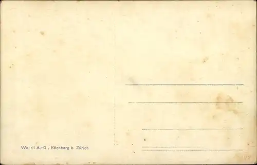 Ak Interlaken Kanton Bern Schweiz, Blumenuhr