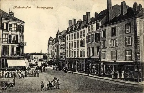 Ak Thionville Diedenhofen Lothringen Moselle, Stadteingang