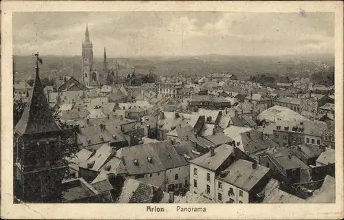 Ak Arlon Luxemburg Wallonien, Panorama