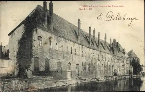 Ak Gand Gent Ostflandern, Ancien Couvent des Dominicains