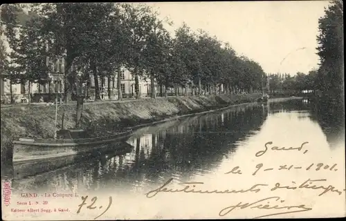 Ak Gand Gent Ostflandern, La Coupure I