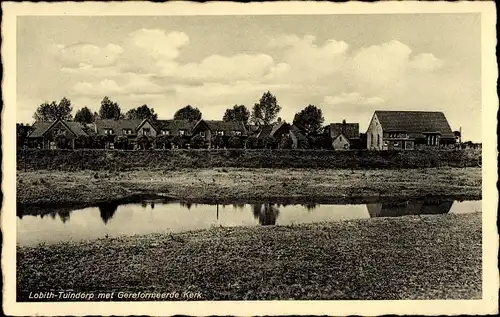 Ak Lobith Rijnwaarden Gelderland, Geref. Kerk